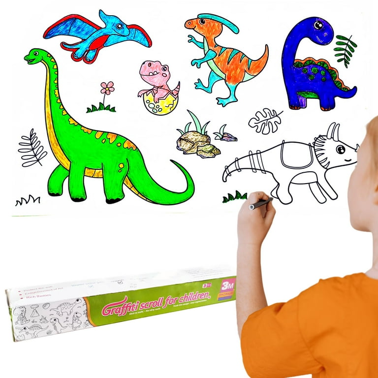 https://i5.walmartimages.com/seo/Childrens-Drawing-Roll-Coloring-Roll-Paper-Kids-Ages-4-8-118-11-8-Inch-DIY-Sticky-Toddler-Wall-Stickers-Gift-Art-Dinosaur_e527b545-7eb7-4b2f-beee-76b99764f372.92b96c52c02c3883436aec59af9cabf8.jpeg?odnHeight=768&odnWidth=768&odnBg=FFFFFF