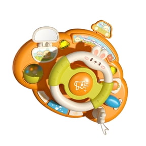 Childrens Educational Steering Toy with Multiple Sound Effects Driving Simulators Toy for Imaginative Role Play Game