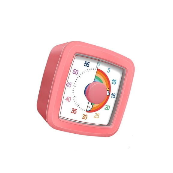 Childrens Educational Timers Rainbows Color Progress Display Battery Release Operation