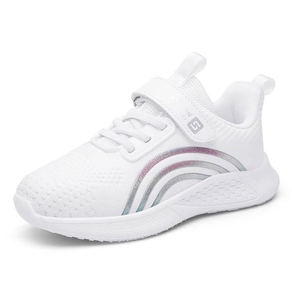 Childrens Fashion Mesh Lace Up Sneakers, Color Matching Casual Comfortable Running Shoes, Breathable, Lightweight, Daily Wear