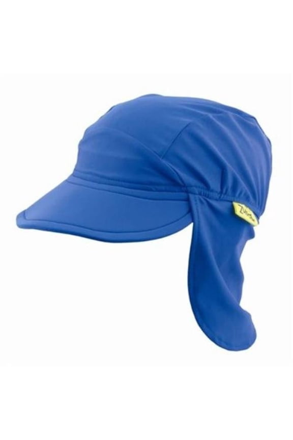 Childrens Flap Hat - Medium - Blue