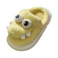 Childrens Girl Cotton Slippers Cute Stereoscopic Cartoon Animals Warm