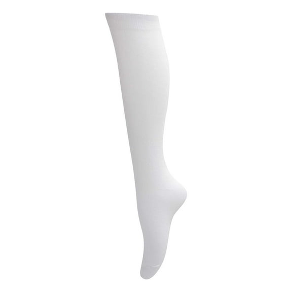 Childrens Girls Plain Knee High School Socks (Pack Of 3)