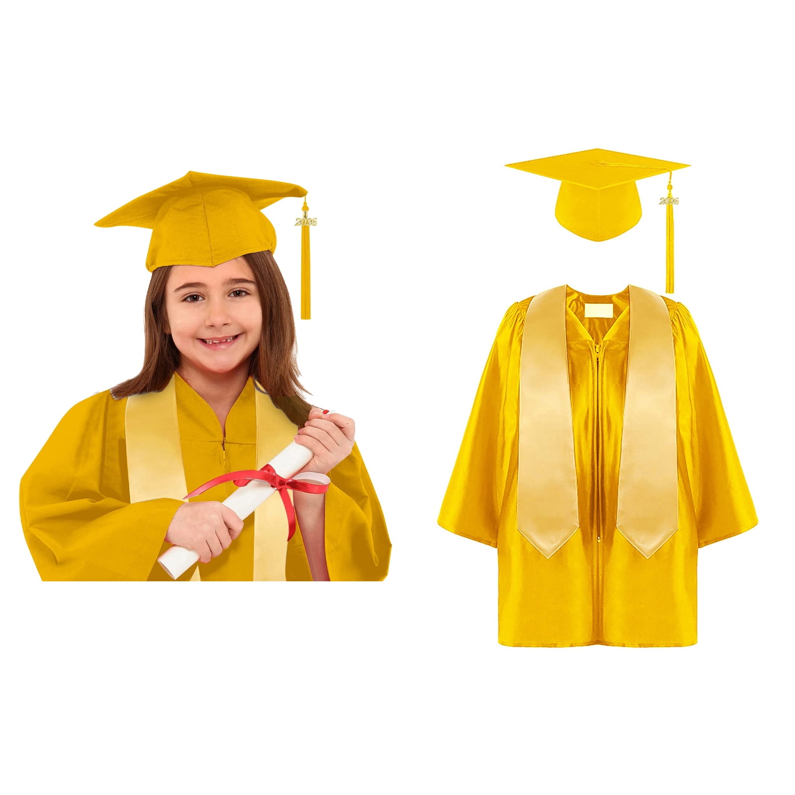 Childrens Graduation Cap and Gown Set with Tassel Boys Graduation — free download