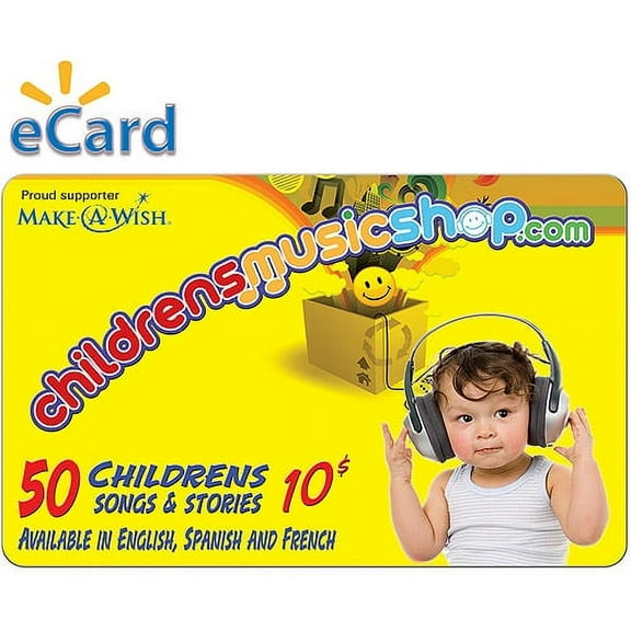 Childrens Music Shop $10 (Email Delivery)