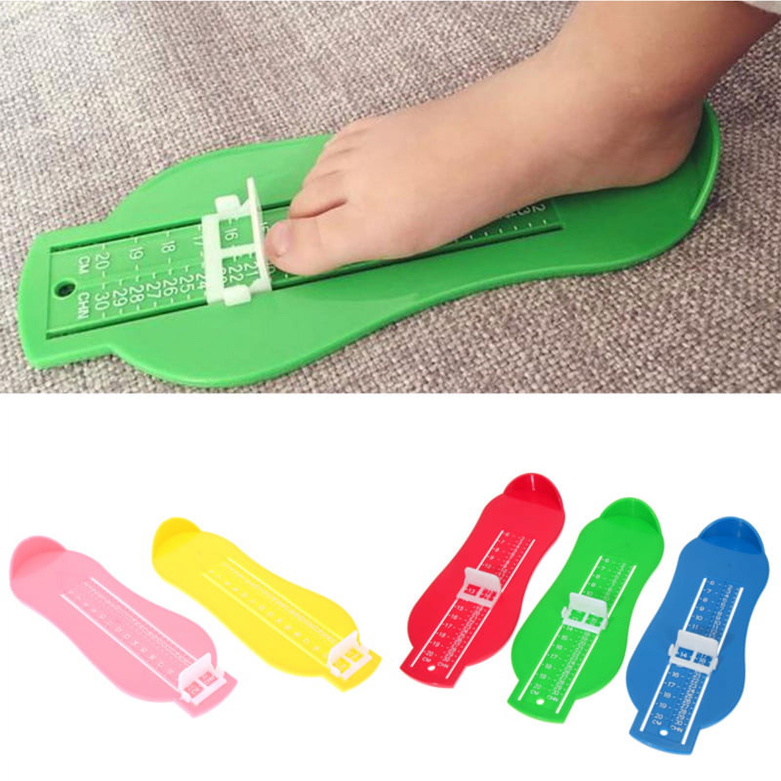 Childrens Plastic Foot Measurer Model MY22019 Ages 0 8 Years Assorted ...