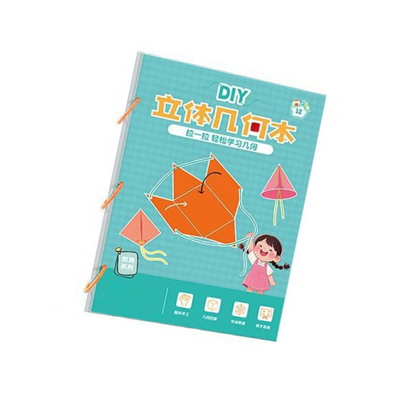 Childrens Regional Awareness Development Tool Handbuilt Stereoscopic Shape Folding Book Math Teaching Aid For Classroom