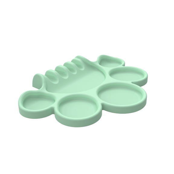 Childrens Silicone Painting Palette Flexible Safe Art Supply For School Projects
