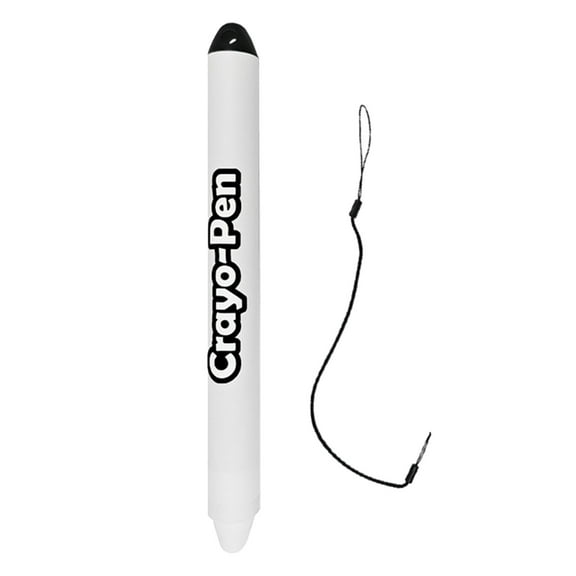 Childrens Silicone Touch Pen With Triangular Body Anti Roll Feature Detachable Strap for Tablets