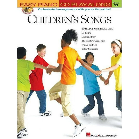 Childrens Songs: Easy Piano CD Play-Along Volume 13