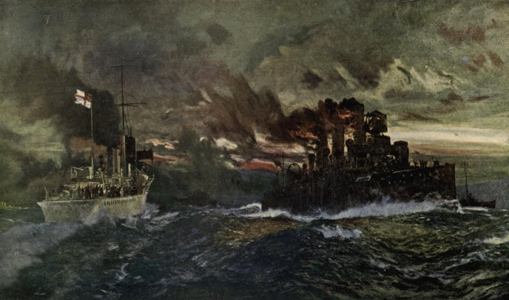 Childrens Story of War 1915-19 Return of Vindictive Canvas Art - C Dixon (24 x 36)