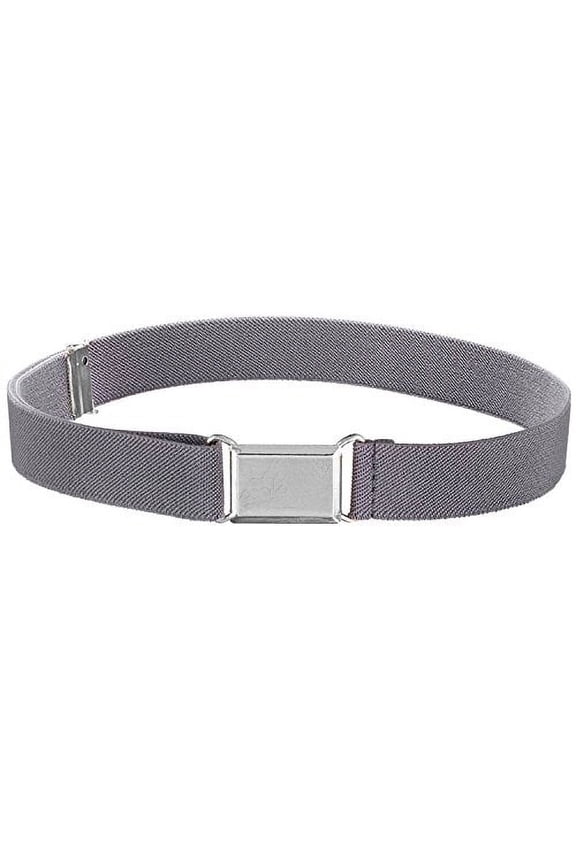 Childrens Toddler Elastic Adjustable Belt With Buckle (fashion colors Available) (Grey)