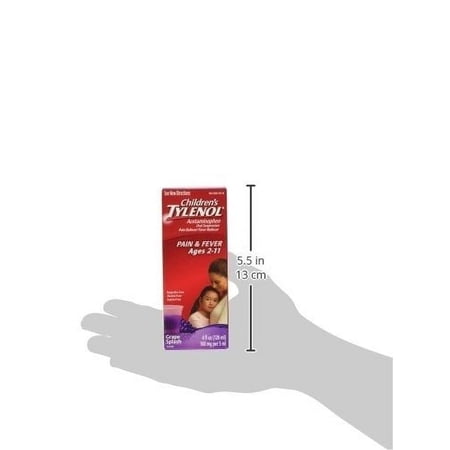 Childrens Tylenol, Grape Splash Flavor - 4 oz.