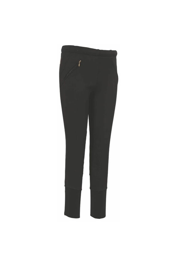 Childrens Unifleece Pull On Stretch Fleece Knee Patch Breeches