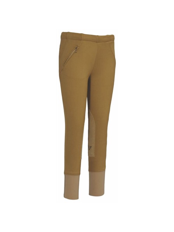 Childrens Unifleece Pull On Stretch Fleece Knee Patch Breeches