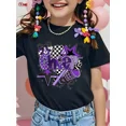 thumbnail image 1 of Childrens Wear Cheer Girl Graphic T Shirt For Kids Girls Boys Cute Funny Style Birthday Party Gift Unisex Short Sleeve Cotton Tee, 1 of 6
