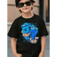 thumbnail image 1 of Childrens Wear I Was 6 Now Im 7 Graphic T Shirt For Boys Girls Funny Birthday Gift Unisex Short Sleeve Cotton Tee, 1 of 6