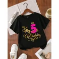 thumbnail image 1 of Childrens Wear Its My 5th Birthday Graphic T Shirt For Kids Cute Style Fifth Birthday Gift Unisex Short Sleeve Cotton Tee, 1 of 6