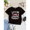 thumbnail image 1 of Childrens Wear Little Rock Star Graphic Tee For Kids Funny Cute Style Casual Play Unisex Short Sleeve Cotton Tee, 1 of 6
