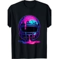 thumbnail image 1 of Childrens Wear Neon Dripping Football Helmet Graphic T Shirt For Kids Boys Girls Funny Cute Style Birthday Gift Unisex Short Sleeve Cotton Tee, 1 of 6