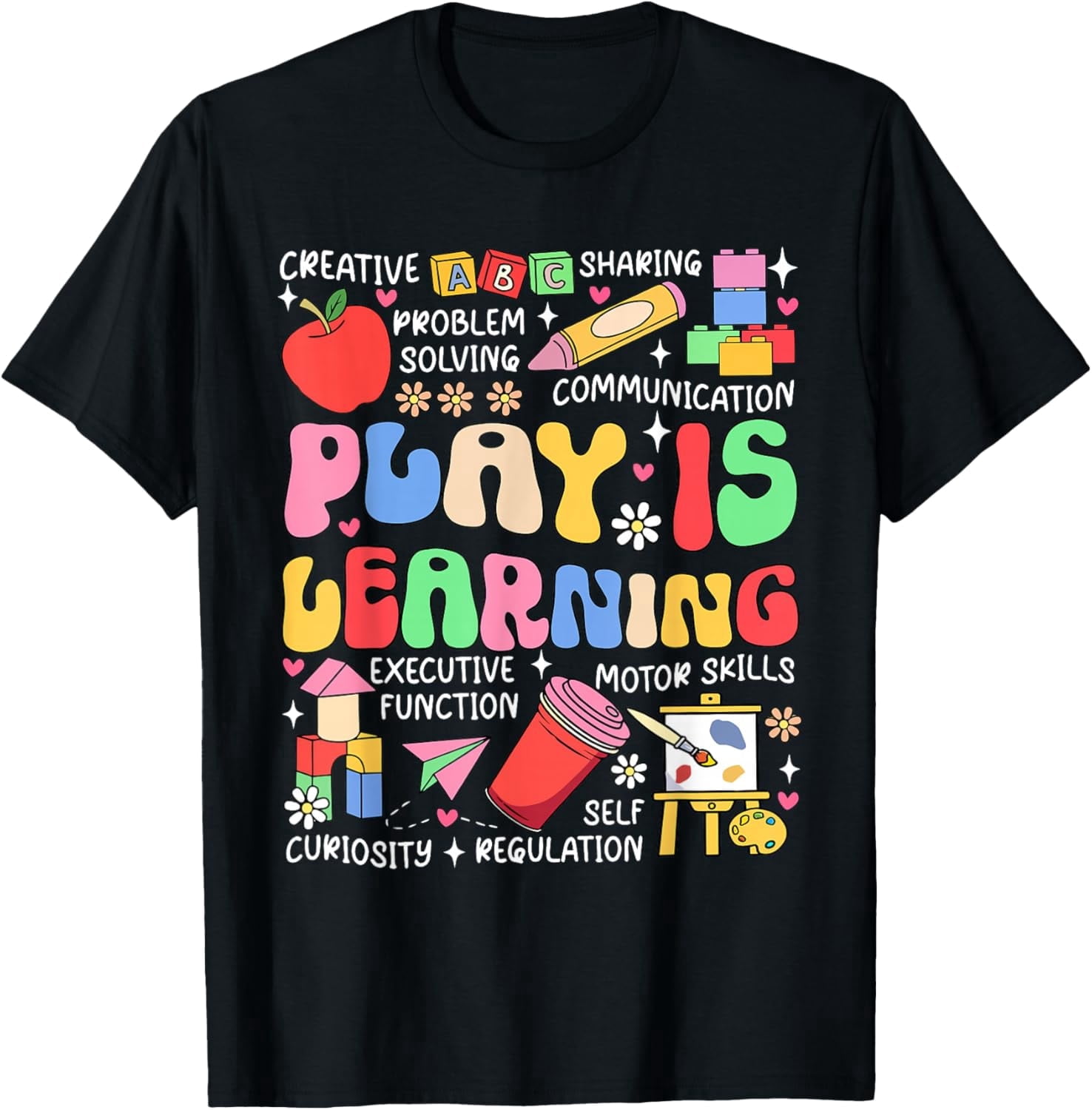 Childrens Wear Play Is Learning Creative Problem Solving Graphic Tee ...