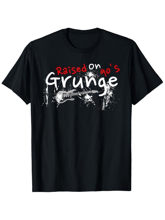 Childrens Wear Raised 90s Grunge Graphic Unisex Short Sleeve Cotton Tee For Kids Teens Funny Retro Music Lover Gift