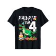 thumbnail image 1 of Childrens Wear Rawr Im 4 Dinosaur Birthday Graphic T Shirt For Boys Girls Funny Cute Style 4Th Birthday Gift Unisex Short Sleeve Cotton Tee, 1 of 6