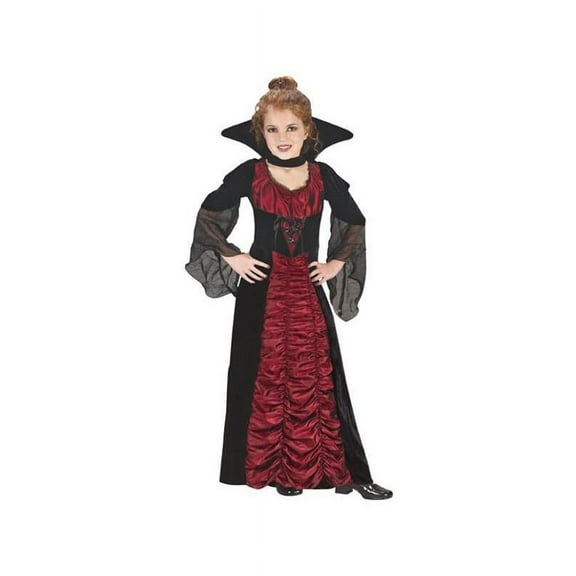 Childs Elegant Coffin Vampiress Costume