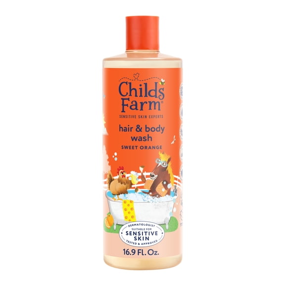 Childs Farm, Kids Hair & Body Wash, Organic Sweet Orange, 16.9 fl oz