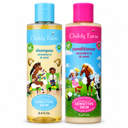Childs Farm Strawberry Mint Shampoo and Conditioner Kit, 8.4 fl oz Each