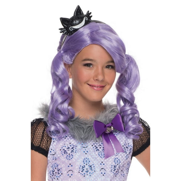 Childs Girls Kitty Cheshire Cat Wig Costume Accessory