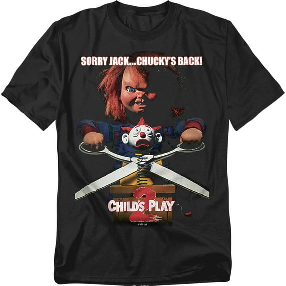 Childs Play 2 T-Shirt Chuckys Back Unisex Graphic Tee For Men & Women