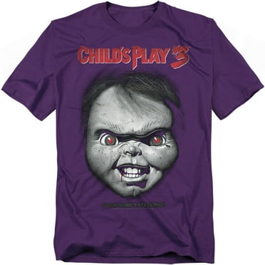 Childs Play 3 T-Shirt Face Poster Unisex Graphic Tee For Men & Women