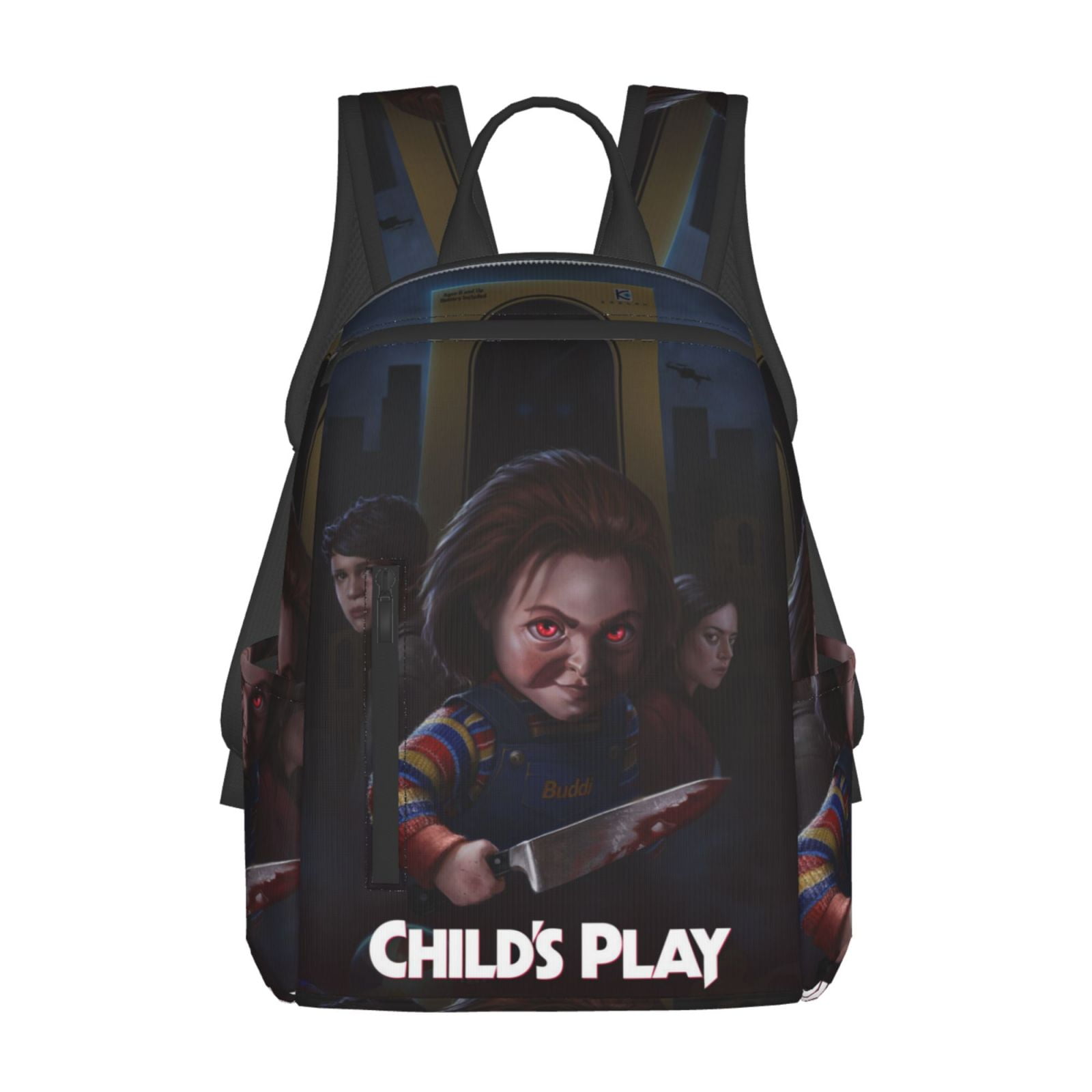 Childs Play Chucky Doll Lightweight Backpack Student Bookbag School Bag ...