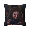 Childs Play Chucky Doll Square Pillowcase Cushion Throw Pillow Covers