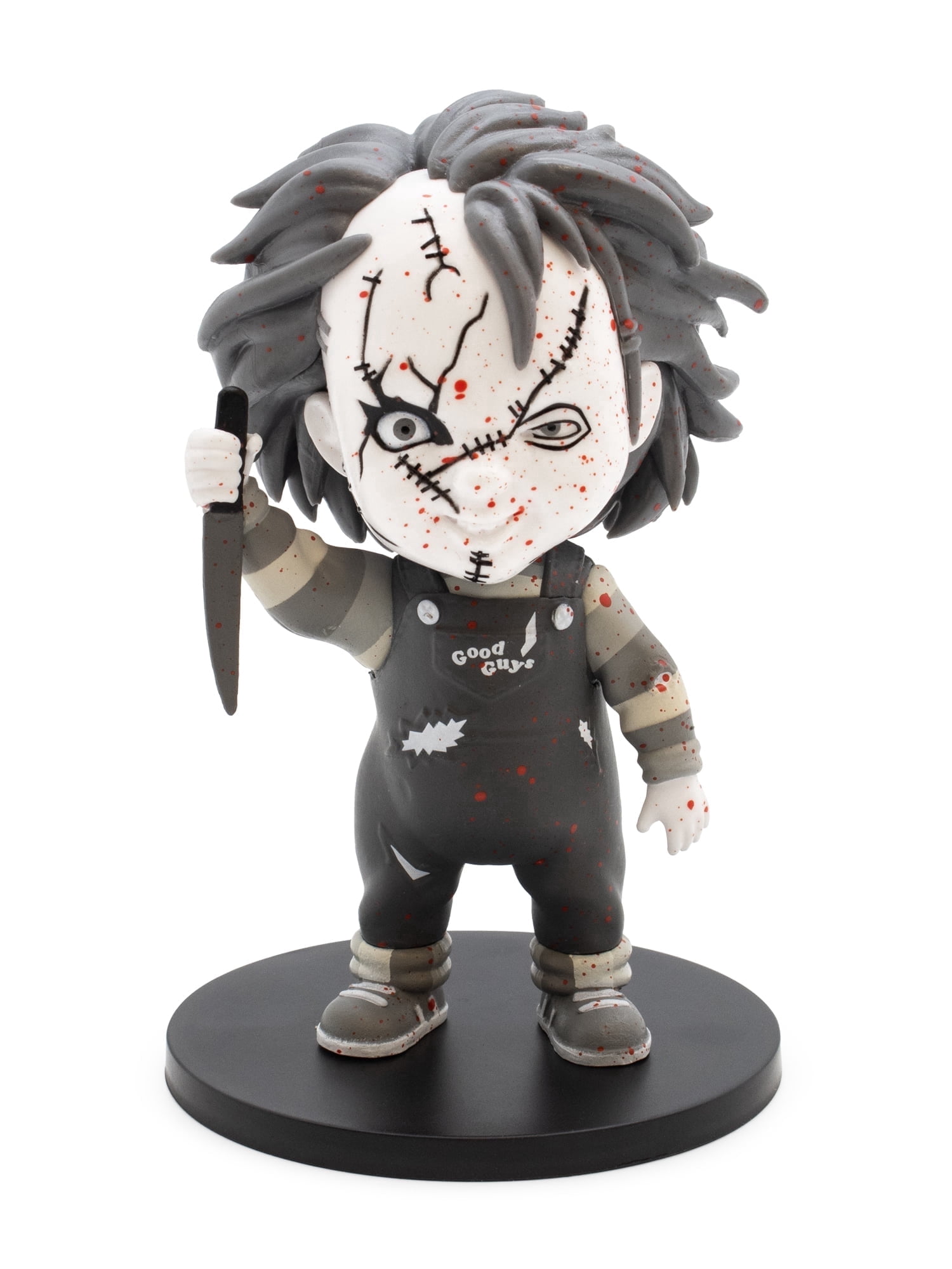 CultureFly Chucky Noir Black & White with Blood Splatter