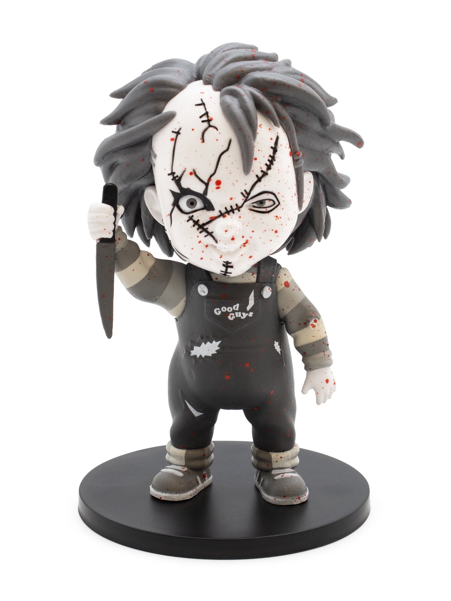 SF・ファンタジー・ホラー CHUCKY VINYL FIGURE CultureFly Chucky Noir Black & White with Blood Splatter