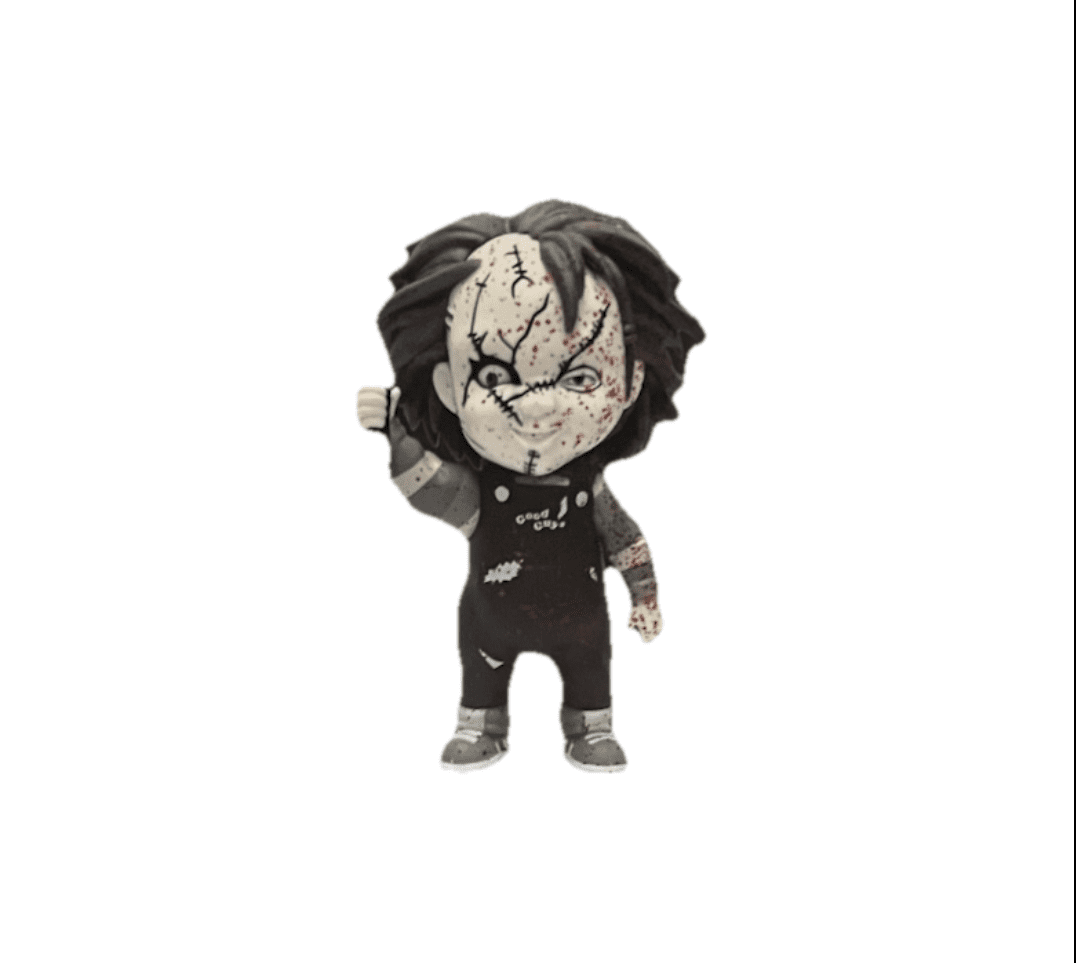 Childs play Chucky Vinyl Figure 4.5'' Black/Grey - Walmart.com