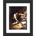 thumbnail image 1 of Childs with rabbits 20x24 Framed Art Print by Polychronis Lembesis, 1 of 2