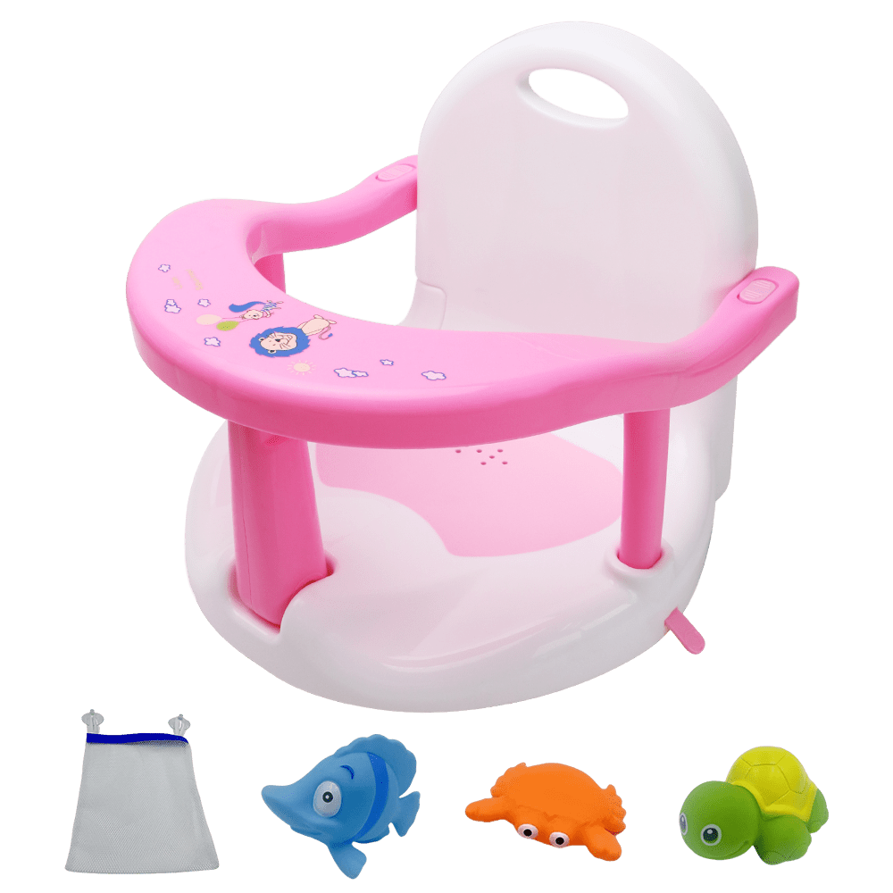 Childup Kid Bath Seat Portable Shower Chairs Foldable Cushion Bathtub