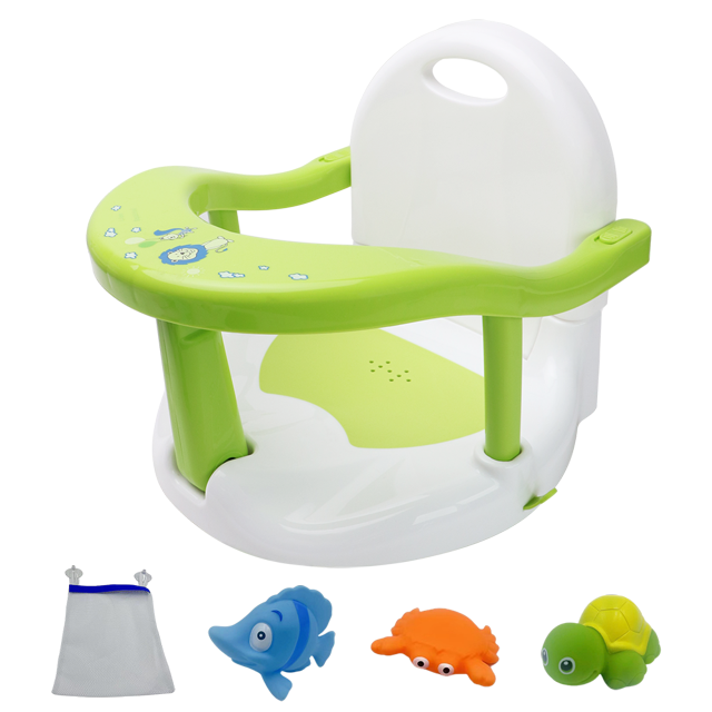 Childup Kid Bath Seat Portable Shower Chairs Foldable Cushion Bathtub