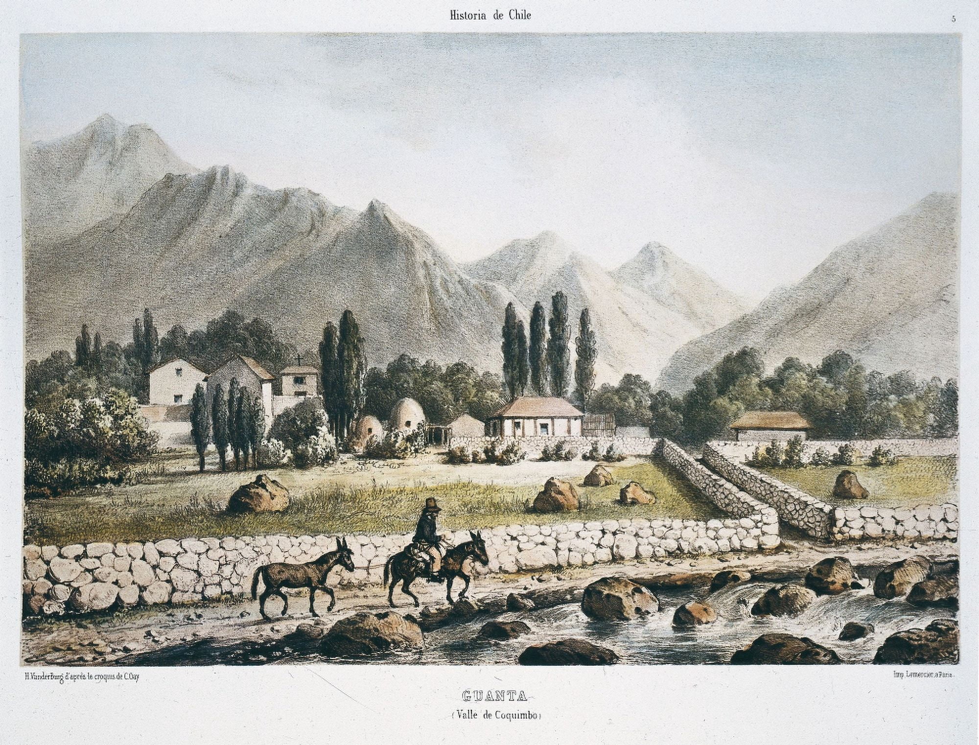 Chile (1854) Canvas Art - (24 x 18)