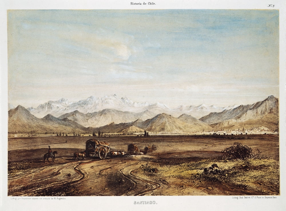Chile (1854) Canvas Art - (24 x 18)