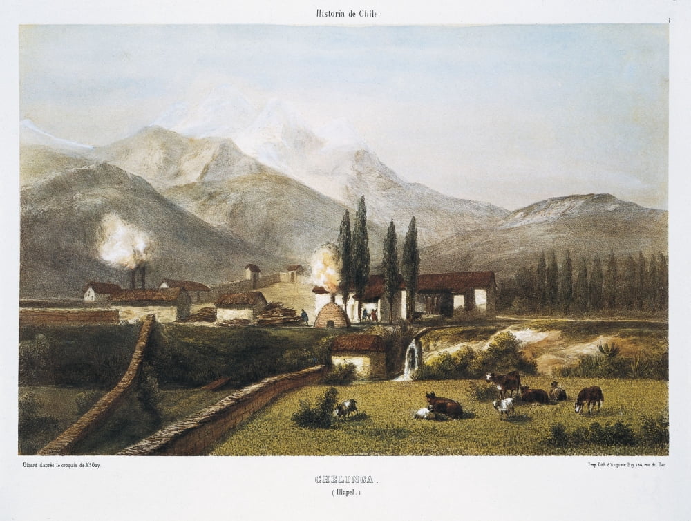 Chile (1854) Canvas Art - (24 x 18)