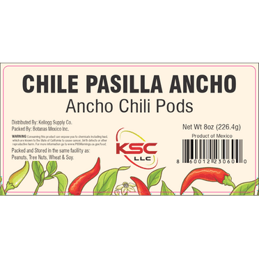Chile Ancho Pods 8oz