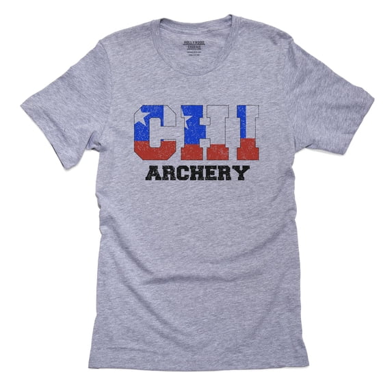 Chile Archery - Olympic Games - Rio - Flag Men's Grey T-Shirt