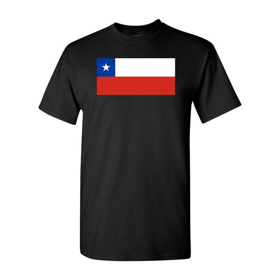 Chile Country Flag Adult DT T-Shirt Tee