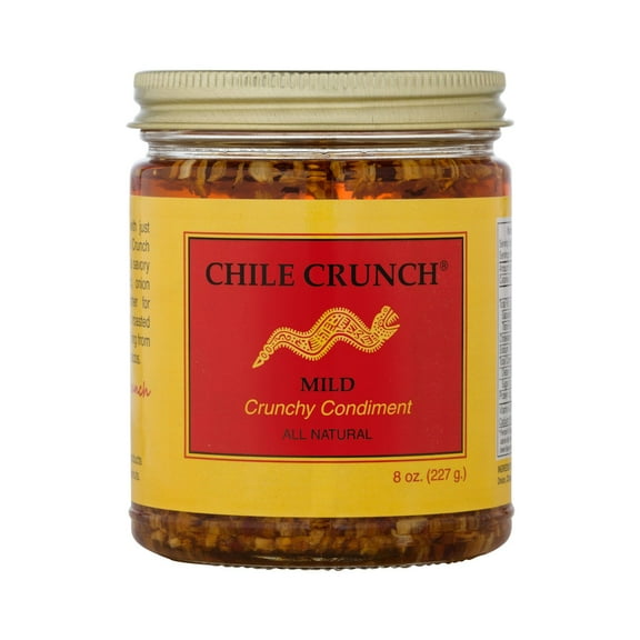 Chile Crunch-A Crunchy All Natural Spicy Condiment Mild Flavor 1 Jars