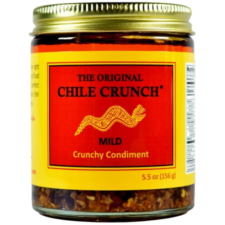 Chile Crunch-A Crunchy All Natural Spicy Condiment Mild Flavor 1 Jars