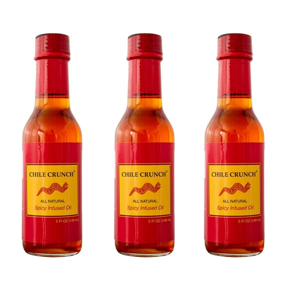Chile Crunch-Non GMO Hot and Spicy Infused Oil 3 Pack 148 ml